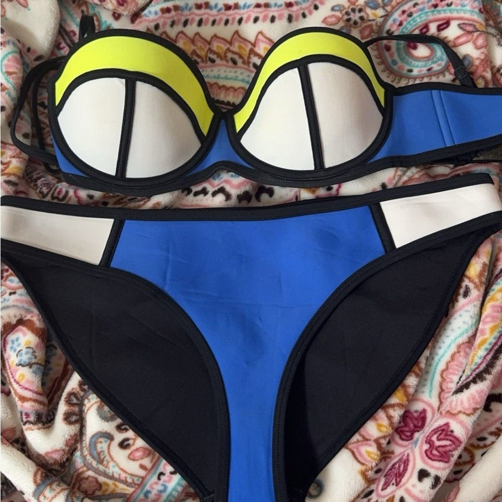 triangle neoprene bikini